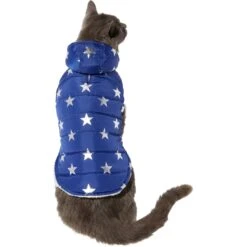 Frisco Mediumweight Metallic Star Print Insulated Dog & Cat Parka, Navy 11 Frisco Mediumweight Metallic Star Print Insulated Dog & Cat Parka, Navy -Hot Sale Pet Supplies 268413 PT2. AC SS1800 V1628797317