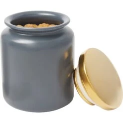 Frisco Modern Gold Rim Ceramic Treat Jar 11 Frisco Modern Gold Rim Ceramic Treat Jar -Hot Sale Pet Supplies 270190 PT6. AC SS1800 V1627669999