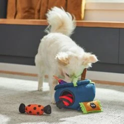 Frisco Halloween Candy Cauldron Hide & Seek Puzzle Plush Squeaky Dog Toy -Hot Sale Pet Supplies 270490 PT3. AC SS1800 V1689878557