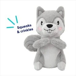 Frisco Camping Squirrel Plush Squeaky Dog Toy -Hot Sale Pet Supplies 271001 PT2. AC SS1800 V1686579152