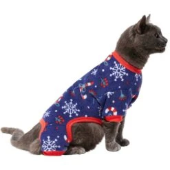 Frisco Snowy Nights Dog & Cat Cozy Polar Fleece PJs -Hot Sale Pet Supplies 276448 PT2. AC SS1800 V1637683010