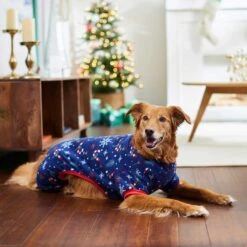Frisco Snowy Nights Dog & Cat Cozy Polar Fleece PJs -Hot Sale Pet Supplies 276448 PT5. AC SS1800 V1637672189