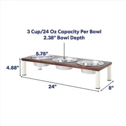 Frisco Multi Pet Feeding 3-Bowls Wood Stainless Steel Dog & Cat Bowl, Dark Wooden 9 Frisco Multi Pet Feeding 3-Bowls Wood Stainless Steel Dog & Cat Bowl, Dark Wooden -Hot Sale Pet Supplies 277571 PT1. AC SS1800 V1692728309