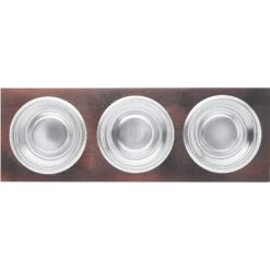 Frisco Multi Pet Feeding 3-Bowls Wood Stainless Steel Dog & Cat Bowl, Dark Wooden 11 Frisco Multi Pet Feeding 3-Bowls Wood Stainless Steel Dog & Cat Bowl, Dark Wooden -Hot Sale Pet Supplies 277571 PT4. AC SS1800 V1627935311