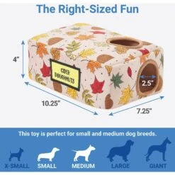 Frisco Fall Box Of Donuts Hide & Seek Puzzle Plush Squeaky Dog Toy -Hot Sale Pet Supplies 285639 PT1. AC SS1800 V1636990889