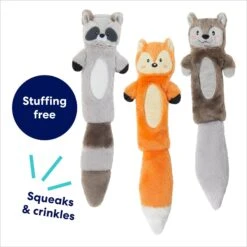 Frisco Forest Friends Stuffing-Free Skinny Plush Squeaky Dog Toy -Hot Sale Pet Supplies 286571 PT2. AC SS1800 V1695760988