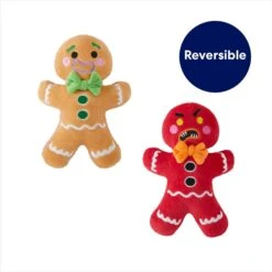 Frisco Holiday Naughty Or Nice Gingerbread Man Reversible Plush Squeaky Dog Toy 10 Frisco Holiday Naughty Or Nice Gingerbread Man Reversible Plush Squeaky Dog Toy -Hot Sale Pet Supplies 287217 PT2. AC SS1800 V1695045721