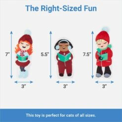 Frisco Holiday Carolers Plush Cat Toy With Catnip, 3 Count -Hot Sale Pet Supplies 287371 PT1. AC SS1800 V1637704614