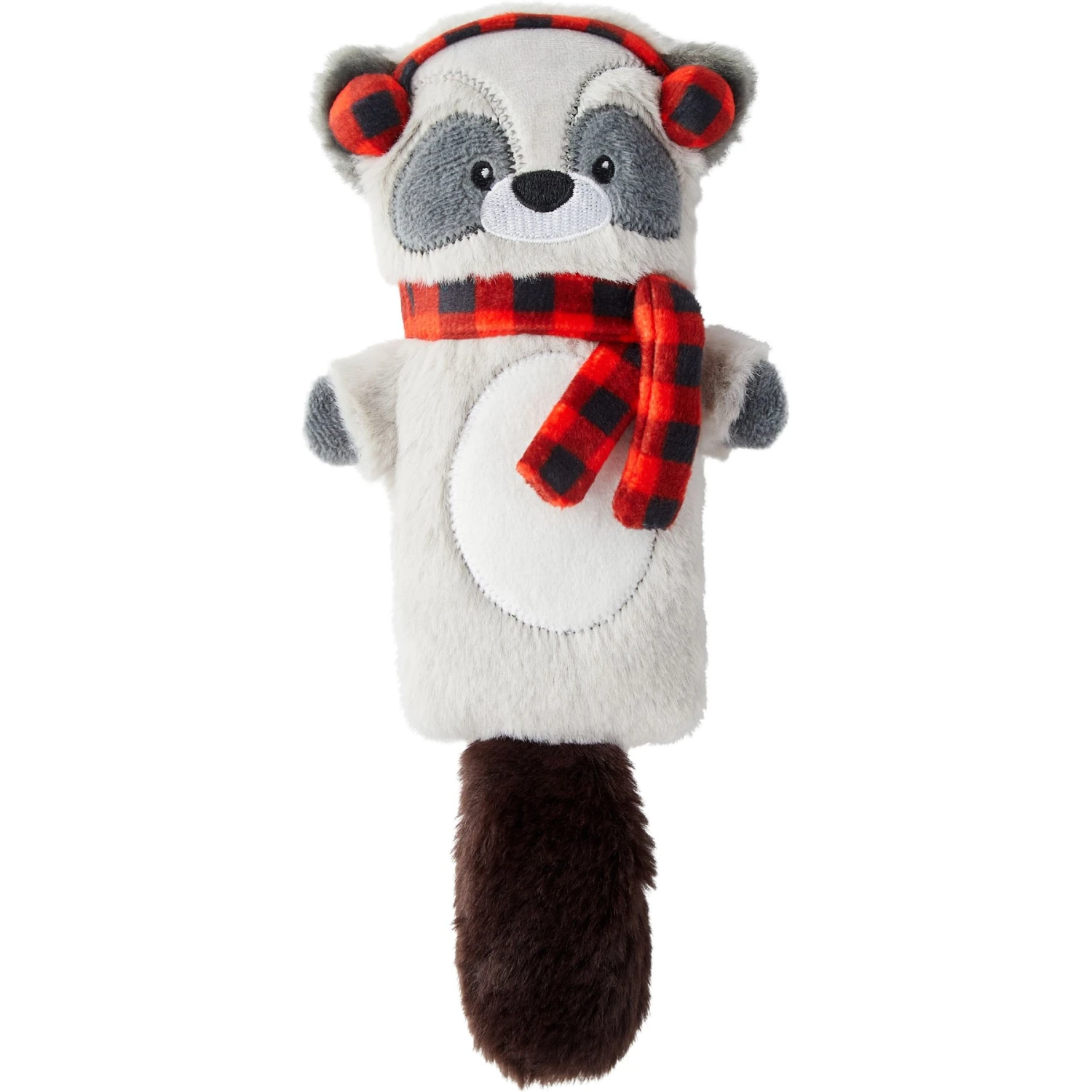Frisco Holiday Raccoon Kicker Plush Cat Toy With Catnip 3 Frisco Holiday Raccoon Kicker Plush Cat Toy With Catnip