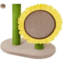 Frisco Sunflower Cat Scratching Post, Two Post With Lounger -Hot Sale Pet Supplies 296688 PT2. AC SS1800 V1632856031