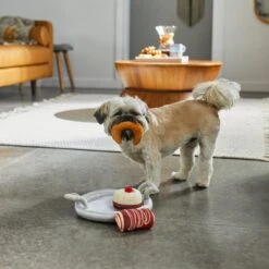 Frisco Brunch Pastry Plate Plush Squeaky Dog Toy -Hot Sale Pet Supplies 297262 PT3. AC SS1800 V1642087931