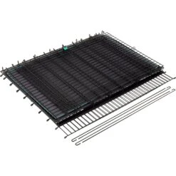 Frisco Heavy Duty Enhanced Lock Sliding Double Door Fold & Carry Wire Dog Crate & Mat Kit, 54 Inch -Hot Sale Pet Supplies 297463 PT3. AC SS1800 V1633115391