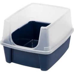 Frisco Plastic Litter Scooper With Caddy & IRIS USA Open Top Litter Box With Scatter Shield -Hot Sale Pet Supplies 298166 PT3. AC SS1800 V1623201749