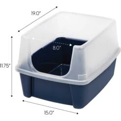 Frisco Plastic Litter Scooper With Caddy & IRIS USA Open Top Litter Box With Scatter Shield -Hot Sale Pet Supplies 298166 PT5. AC SS1800 V1623196667
