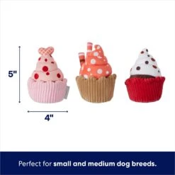 Frisco Valentine Cupcakes Plush Squeaky Dog Toy -Hot Sale Pet Supplies 298913 PT1. AC SS1800 V1701365132