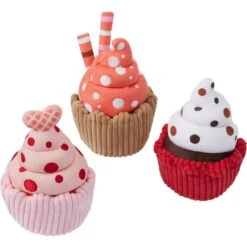 Frisco Valentine Cupcakes Plush Squeaky Dog Toy -Hot Sale Pet Supplies 298913 PT2. AC SS1800 V1637693888