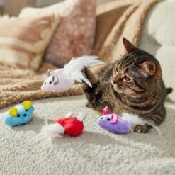 Frisco Valentine Heart Mice Plush Cat Toy With Catnip -Hot Sale Pet Supplies 298954 PT3. AC SS1800 V1701364814