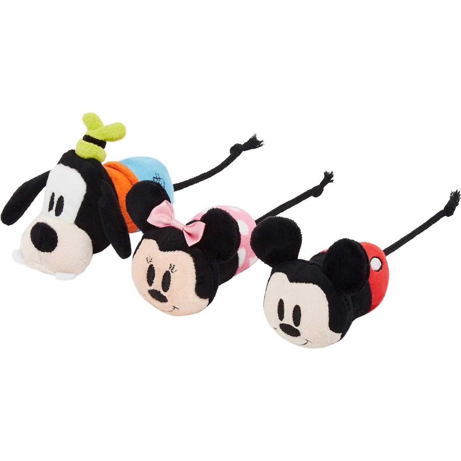 Disney Mickey & Friends Plush Mice Cat Toy With Catnip, 3 Count & Disney Mickey Mouse Plush Kicker Cat Toy With Catnip 4 Disney Mickey & Friends Plush Mice Cat Toy With Catnip, 3 Count & Disney Mickey Mouse Plush Kicker Cat Toy With Catnip - Image 2