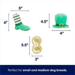 Frisco St. Patrick's Pot Of Gold Hide & Seek Puzzle Plush Squeaky Dog Toy -Hot Sale Pet Supplies 303130 PT2. AC SS1800 V1703016817