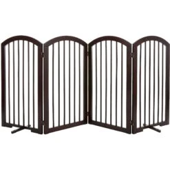 Frisco Arch 4-Panel Solid Wood Dog Gate -Hot Sale Pet Supplies 305152 PT2. AC SS1800 V1639669041