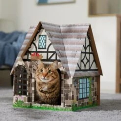 Frisco Tudor House Cardboard Cat House -Hot Sale Pet Supplies 308815 PT4. AC SS1800 V1696968878