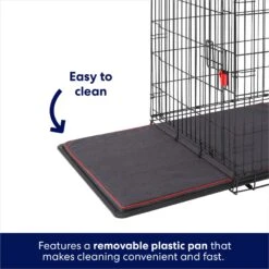 Frisco XX-Large Heavy Duty Enhanced Lock Double Door Wire Dog Crate, Fold & Carry Wire Dog Crate & Mat Kit, 54" -Hot Sale Pet Supplies 318116 PT4. AC SS1800 V1634155019