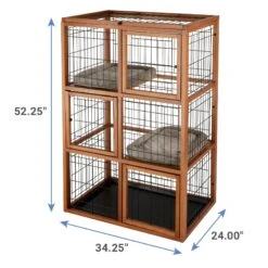Frisco Collapsible Wood & Wire Cat Cage Playpen, 3 Level 9 Frisco Collapsible Wood & Wire Cat Cage Playpen, 3 Level -Hot Sale Pet Supplies 323215 PT1. AC SS1800 V1645736502