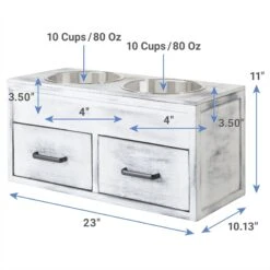 Frisco Premium Wood Elevated Large Breed Dog Bowl With Storage Station, 10 Cup 8 Frisco Premium Wood Elevated Large Breed Dog Bowl With Storage Station, 10 Cup -Hot Sale Pet Supplies 331505 PT1. AC SS1800 V1658757464