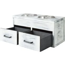 Frisco Premium Wood Elevated Large Breed Dog Bowl With Storage Station, 10 Cup 10 Frisco Premium Wood Elevated Large Breed Dog Bowl With Storage Station, 10 Cup -Hot Sale Pet Supplies 331505 PT5. AC SS1800 V1657656894