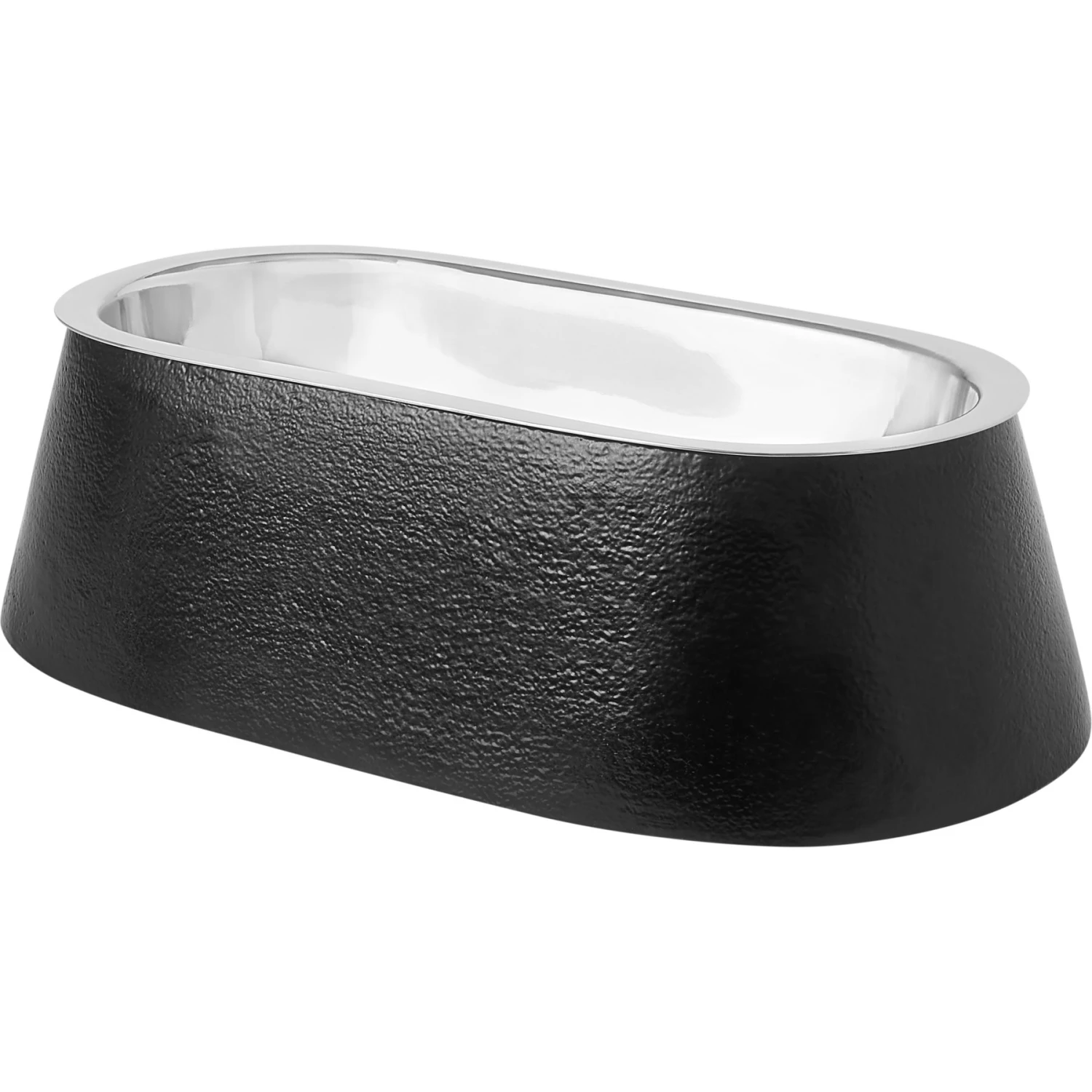 Frisco Long Eared Breed Stainless Steel Dog Bowl, Black, 2 Cup 3 Frisco Long Eared Breed Stainless Steel Dog Bowl, Black, 2 Cup