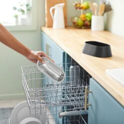 Frisco Long Eared Breed Stainless Steel Dog Bowl, Black, 2 Cup 12 Frisco Long Eared Breed Stainless Steel Dog Bowl, Black, 2 Cup -Hot Sale Pet Supplies 331530 PT6. AC SS1800 V1657656874