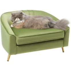 Frisco Elevated Curved Dog & Cat Sofa Bed With Removable Cover -Hot Sale Pet Supplies 331628 PT2. AC SS1800 V1643928761