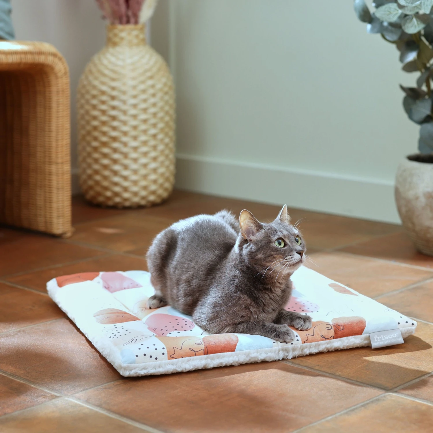 Frisco Reversible Square Cat Pad, Calico Cat 3 Frisco Reversible Square Cat Pad, Calico Cat