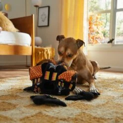 Frisco Halloween Haunted House Hide & Seek Puzzle Plush Squeaky Dog Toy -Hot Sale Pet Supplies 344136 PT3. AC SS1800 V1657657042