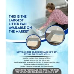 Shirley K's Senior Cat Litter Box, X-Large -Hot Sale Pet Supplies 347408 PT4. AC SS1800 V1679682947