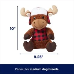 Frisco Holiday Cozy Moose Plush Squeaky Dog Toy -Hot Sale Pet Supplies 360934 PT1. AC SS1800 V1695045372