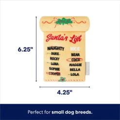 Frisco Holiday Santa's List Plush & TPR Inside Dog Toy 8 Frisco Holiday Santa's List Plush & TPR Inside Dog Toy -Hot Sale Pet Supplies 360970 PT1. AC SS1800 V1695043877