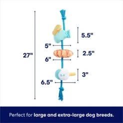 Frisco Hanukkah Celebration Plush With Rope Squeaky Dog Toy -Hot Sale Pet Supplies 360986 PT1. AC SS1800 V1695046039