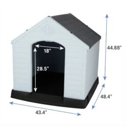 Frisco Plastic Outdoor Dog House With Elevated Platform -Hot Sale Pet Supplies 370363 PT1. AC SS1800 V1661279387