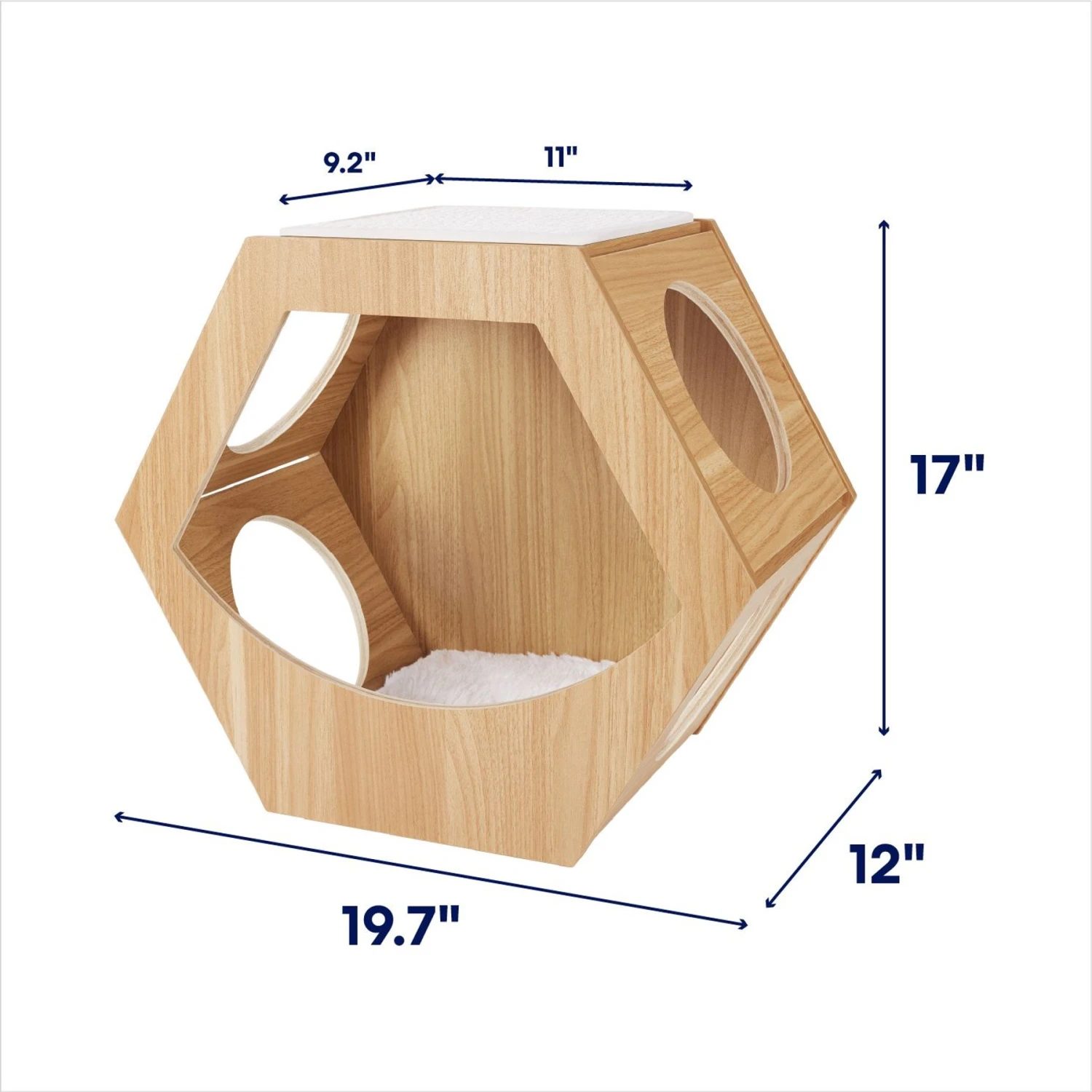 Frisco Hexagon Wall Mounted Cat Wall Shelf 4 Frisco Hexagon Wall Mounted Cat Wall Shelf - Image 2
