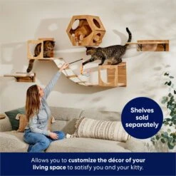 Frisco Hexagon Wall Mounted Cat Wall Shelf 10 Frisco Hexagon Wall Mounted Cat Wall Shelf -Hot Sale Pet Supplies 373445 PT3. AC SS1800 V1675692702