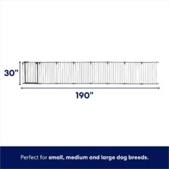 Frisco Outdoor Galvanized Steel 8-Panel Configurable Gate And Playpen With Oxford Roof -Hot Sale Pet Supplies 507086 PT1. AC SS1800 V1668737488