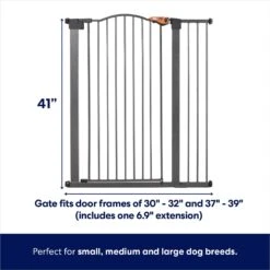 Frisco Outdoor Steel Arch Extra Tall Auto-Close Dog Gate 9 Frisco Outdoor Steel Arch Extra Tall Auto-Close Dog Gate -Hot Sale Pet Supplies 507102 PT1. AC SS1800 V1668737488