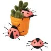 Frisco Spring Potted Plant And Ladybugs Interactive Plush Cat Toy With Catnip -Hot Sale Pet Supplies 541542 MAIN. AC SS1800 V1670608497