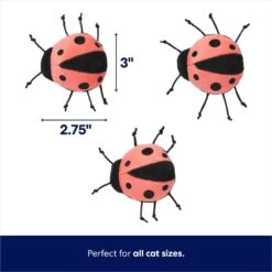 Frisco Spring Potted Plant And Ladybugs Interactive Plush Cat Toy With Catnip -Hot Sale Pet Supplies 541542 PT2. AC SS1800 V1672780518