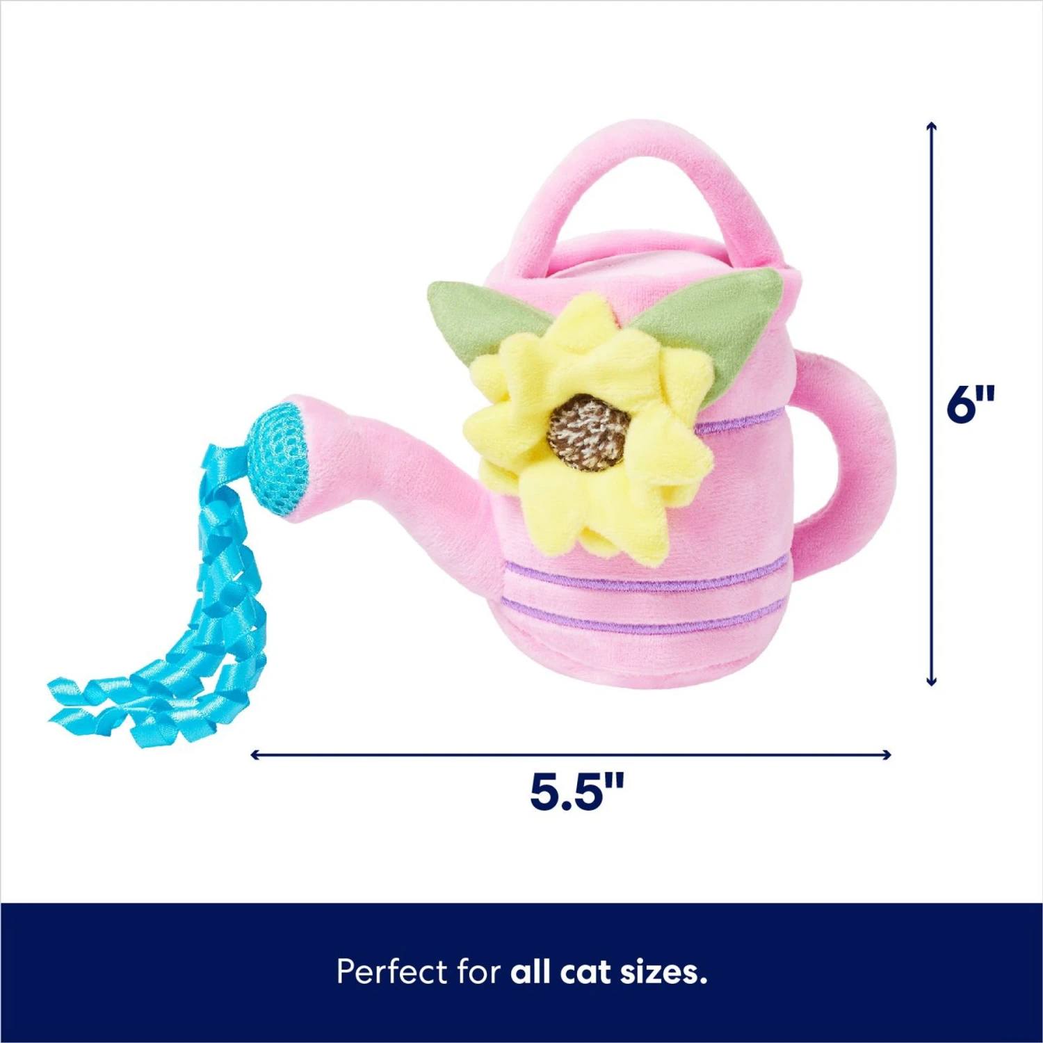 Frisco Spring Watering Can Plush Cat Toy With Catnip 4 Frisco Spring Watering Can Plush Cat Toy With Catnip - Image 2