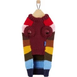 Frisco Chunky Knit Multi-Stripe Dog & Cat Sweater -Hot Sale Pet Supplies 718662 PT4. AC SS1800 V1693234296