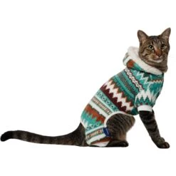 Frisco Fairisle Cozy Plush Fleece Dog & Cat PJs, Green -Hot Sale Pet Supplies 719054 PT2. AC SS1800 V1692193162