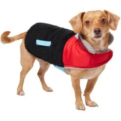 Frisco Medium Weight Retro Colorblock Mixed Media Dog & Cat Coat -Hot Sale Pet Supplies 719462 PT2. AC SS1800 V1703184629