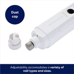 Rechargeable Cordless Cat & Dog 3-Speed Nail Grinder, White -Hot Sale Pet Supplies 729774 PT2. AC SS1800 V1687894786